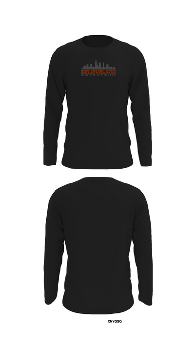 Believeland Construction LLC 85642703 Long Sleeve Performance Shirt 27