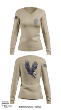 Delta 621785 Women's Long Sleeve V-neck Shirt - 102