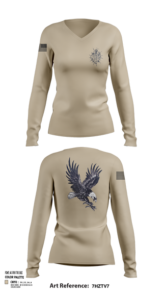 Womens Long Sleeve Vneck Shirt, Delta, , Teamtime, Team time, sublimation, custom sports apparel, team uniforms, spirit wear, spiritwear, sports uniforms, custom shirts, team store, custom team store, fundraiser sports, apparel fundraiser