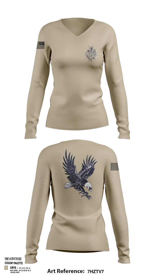 Womens Long Sleeve Vneck Shirt, Delta, , Teamtime, Team time, sublimation, custom sports apparel, team uniforms, spirit wear, spiritwear, sports uniforms, custom shirts, team store, custom team store, fundraiser sports, apparel fundraiser