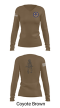 A Co 1/1-114th 36313026 Women's Long Sleeve V-neck Shirt - 17