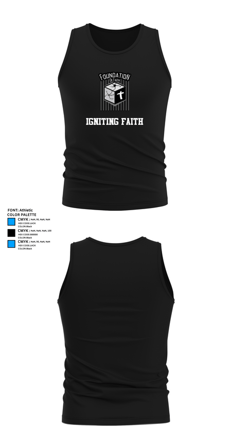 Tank Top, Igniting Faith, , Teamtime, Team time, sublimation, custom sports apparel, team uniforms, spirit wear, spiritwear, sports uniforms, custom shirts, team store, custom team store, fundraiser sports, apparel fundraiser