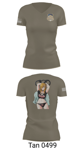 Womens Short Sleeve Vneck Shirt, US. Pentagon Force Protection Agency CounterintelligenceMARDET Fort Leonard Wood (FLW) DoD Interservice Non-Lethal Individual Weapons Instructor's Course Fort Leonard Wood Basic Military Police School House, Police, Teamtime, Team time, sublimation, custom sports apparel, team uniforms, spirit wear, spiritwear, sports uniforms, custom shirts, team store, custom team store, fundraiser sports, apparel fundraiser