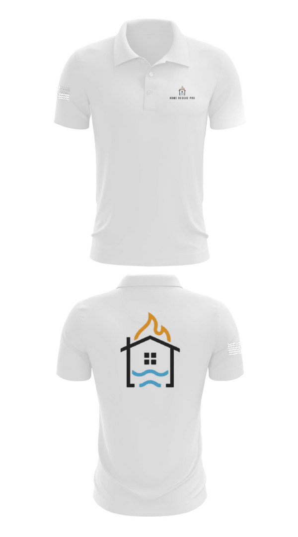 Short Sleeve Performance Polo, Home Rescue Pro, , Teamtime, Team time, sublimation, custom sports apparel, team uniforms, spirit wear, spiritwear, sports uniforms, custom shirts, team store, custom team store, fundraiser sports, apparel fundraiser