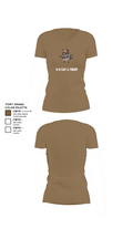 6-8 CAV A Troop 82506347 Women's Short Sleeve V-neck Shirt - 4