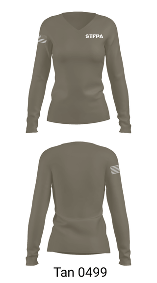 Womens Long Sleeve Vneck Shirt, STFPA, Police, Teamtime, Team time, sublimation, custom sports apparel, team uniforms, spirit wear, spiritwear, sports uniforms, custom shirts, team store, custom team store, fundraiser sports, apparel fundraiser