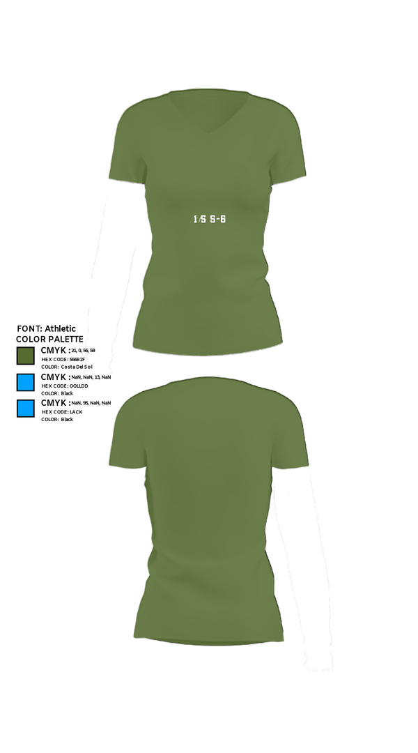 Women's Short Sleeve Vneck Shirt, 1/5 S-6, Marines, Teamtime, Team time, sublimation, custom sports apparel, team uniforms, spirit wear, spiritwear, sports uniforms, custom shirts, team store, custom team store, fundraiser sports, apparel fundraiser