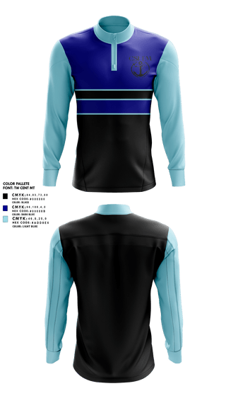 Quarter Zip Jacket, CSFTM, Swimming, Teamtime, Team time, sublimation, custom sports apparel, team uniforms, spirit wear, spiritwear, sports uniforms, custom shirts, team store, custom team store, fundraiser sports, apparel fundraiser