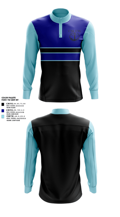 CSFTM 78112077 Quarter Zip Jacket - 1