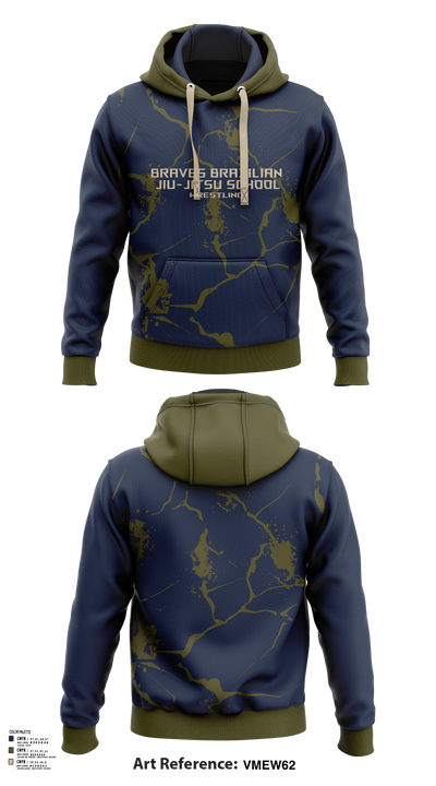 Braves Brazilian Jiu-Jitsu School 54785879 Hoodie - 103