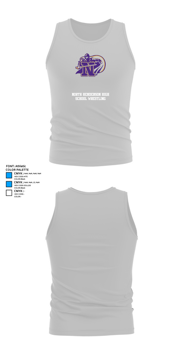 North Henderson High School Wrestling 82995559 Tank Top - 13