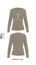 B Co 615th ASB - Tangos 38236769 Women's Long Sleeve V-neck Shirt - 62