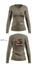 Brawlers 43013823 Women's Long Sleeve V-neck Shirt - 3