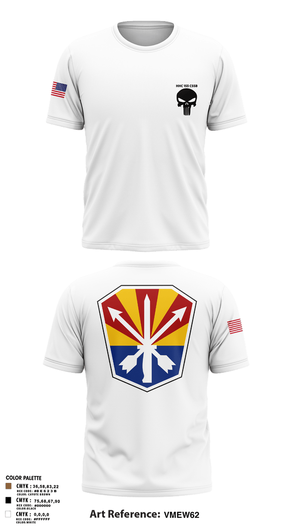 Old School Cotton Feel Shirt, HHC 153 CSSB, National Guard, Teamtime, Team time, sublimation, custom sports apparel, team uniforms, spirit wear, spiritwear, sports uniforms, custom shirts, team store, custom team store, fundraiser sports, apparel fundraiser