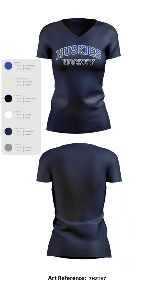 Womens Short Sleeve Vneck Shirt, HOWARD COUNTY YOUTH HOCKEY CLUB, Ice Hockey, Teamtime, Team time, sublimation, custom sports apparel, team uniforms, spirit wear, spiritwear, sports uniforms, custom shirts, team store, custom team store, fundraiser sports, apparel fundraiser