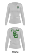 Springfield Catholic High School Soccer 49768521 Women's Long Sleeve V-neck Shirt - 16