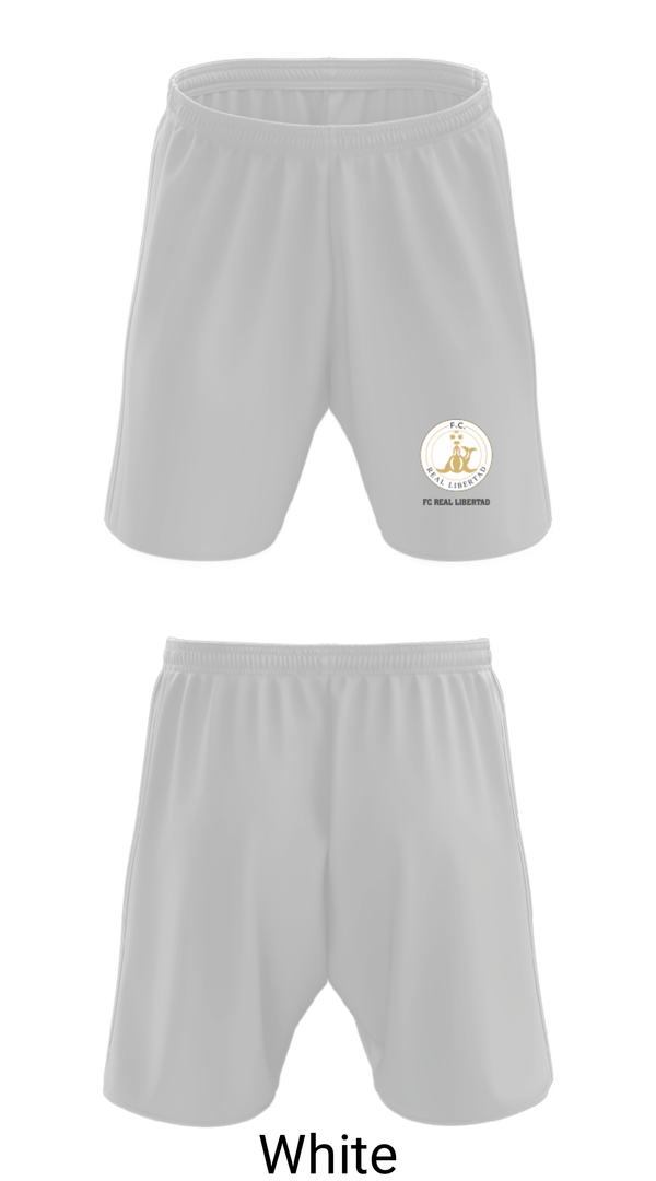 Athletic Shorts With Pockets, FC REAL LIBERTAD, Men's Soccer, Teamtime, Team time, sublimation, custom sports apparel, team uniforms, spirit wear, spiritwear, sports uniforms, custom shirts, team store, custom team store, fundraiser sports, apparel fundraiser