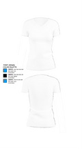Hopkins Youth Baseball Association 63063928 Women's Short Sleeve V-neck Shirt - 18