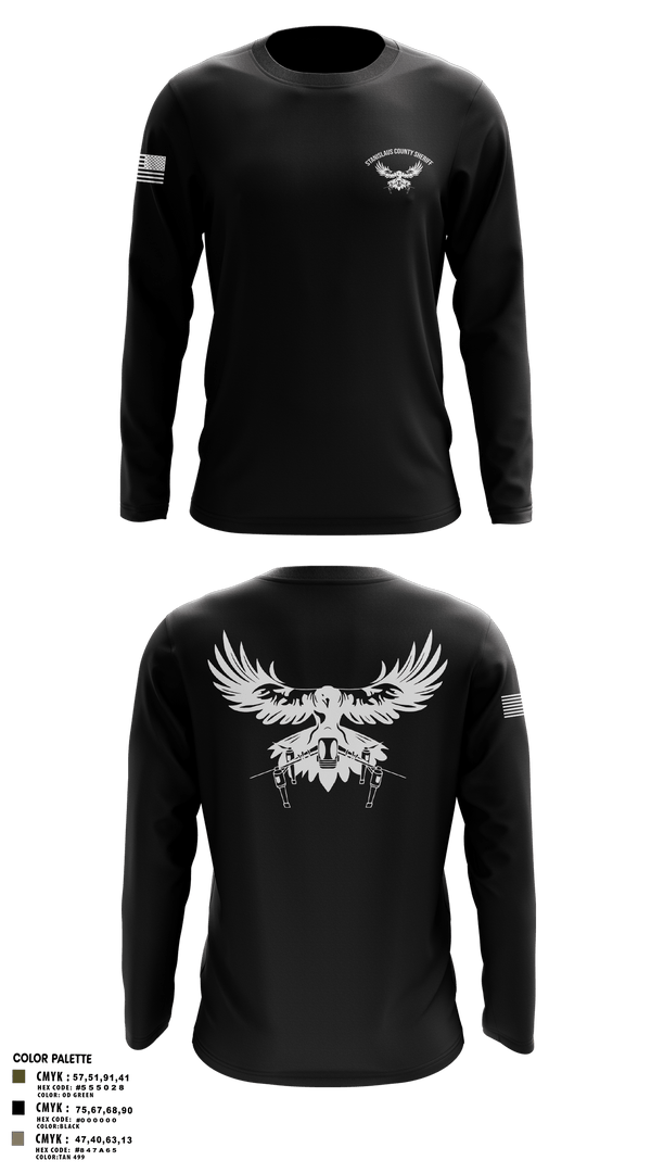Long Sleeve Performance Polo, Stanislaus County Sheriff, Police, Teamtime, Team time, sublimation, custom sports apparel, team uniforms, spirit wear, spiritwear, sports uniforms, custom shirts, team store, custom team store, fundraiser sports, apparel fundraiser