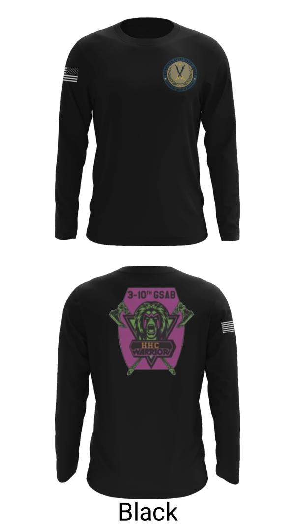 Long Sleeve Performance Shirt, 3-10 GSAB, Army, Teamtime, Team time, sublimation, custom sports apparel, team uniforms, spirit wear, spiritwear, sports uniforms, custom shirts, team store, custom team store, fundraiser sports, apparel fundraiser