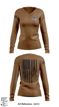 PSA gear 85024144 Women's Long Sleeve V-neck Shirt - 3