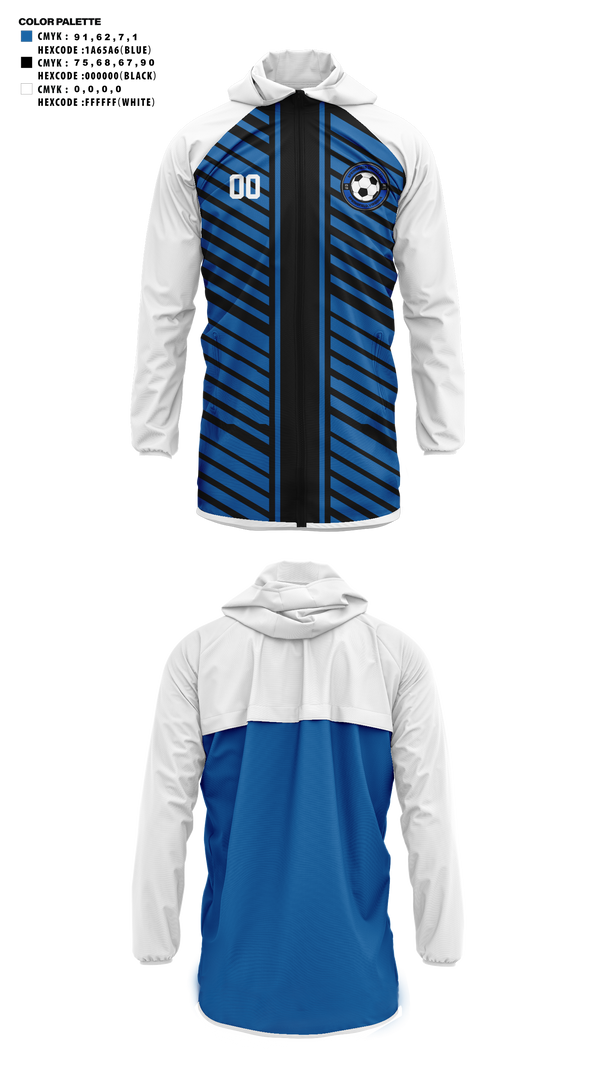 Windbreaker, Springfield United, Men's Soccer, Teamtime, Team time, sublimation, custom sports apparel, team uniforms, spirit wear, spiritwear, sports uniforms, custom shirts, team store, custom team store, fundraiser sports, apparel fundraiser