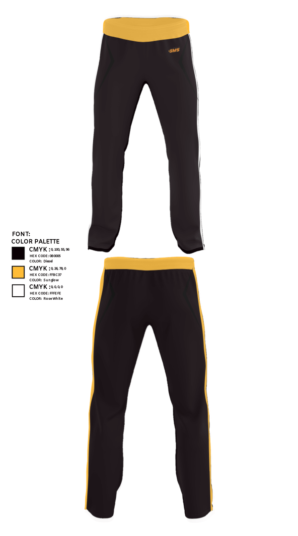 Sweatpants, Stafford Middle School, Spirit Store, Teamtime, Team time, sublimation, custom sports apparel, team uniforms, spirit wear, spiritwear, sports uniforms, custom shirts, team store, custom team store, fundraiser sports, apparel fundraiser