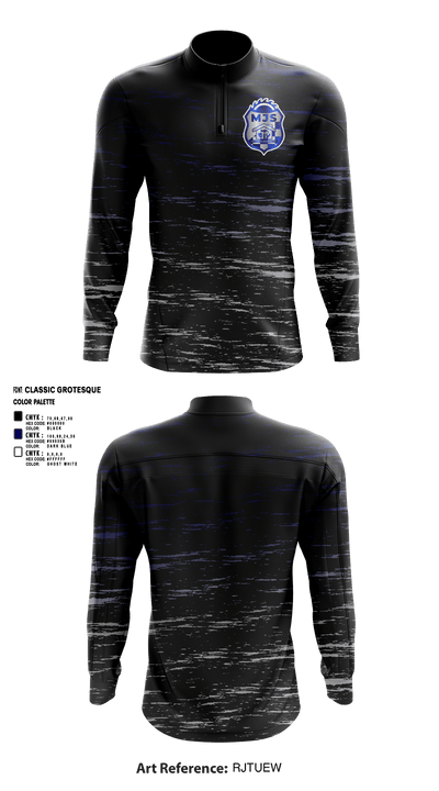 MJS property services inc. 89119815 Quarter Zip Jacket - 1