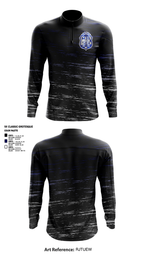Quarter Zip Jacket, MJS property services inc., , Teamtime, Team time, sublimation, custom sports apparel, team uniforms, spirit wear, spiritwear, sports uniforms, custom shirts, team store, custom team store, fundraiser sports, apparel fundraiser