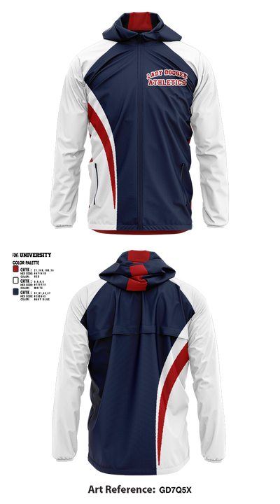 Lingle-Fort Laramie High School Basketball 43893135 Windbreaker - 7