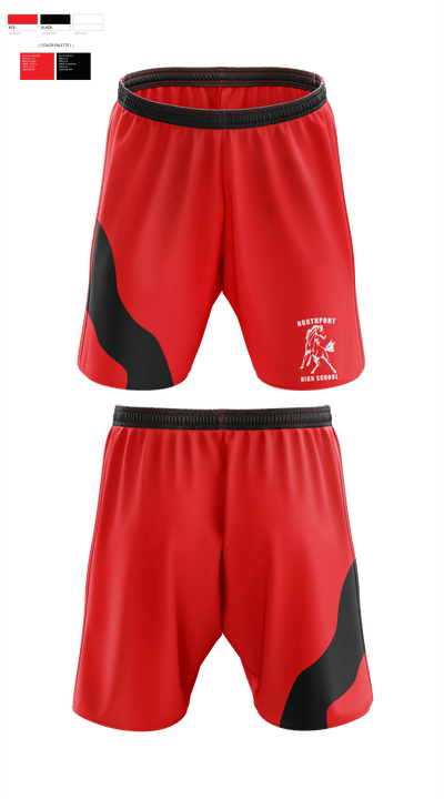 Northport High School 62397884 Athletic Shorts With Pockets - 2