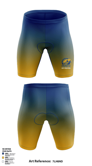 Men's Compression Shorts, David H Ponitz Career Technology Center Volleyball, Men's Volleyball, Teamtime, Team time, sublimation, custom sports apparel, team uniforms, spirit wear, spiritwear, sports uniforms, custom shirts, team store, custom team store, fundraiser sports, apparel fundraiser