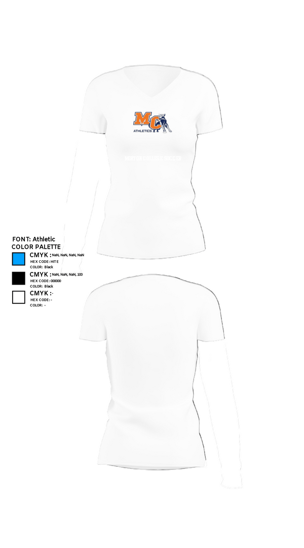 Womens Short Sleeve Vneck Shirt, Morton College Soccer, Women's Soccer, Teamtime, Team time, sublimation, custom sports apparel, team uniforms, spirit wear, spiritwear, sports uniforms, custom shirts, team store, custom team store, fundraiser sports, apparel fundraiser