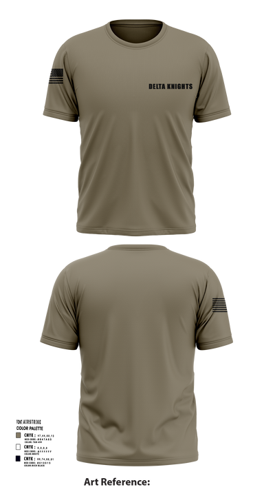 Delta Knights 65030164 Short Sleeve Performance Shirt - 102