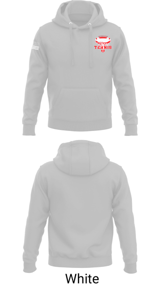 Hoodie, Archer High School Tennis, Tennis, Teamtime, Team time, sublimation, custom sports apparel, team uniforms, spirit wear, spiritwear, sports uniforms, custom shirts, team store, custom team store, fundraiser sports, apparel fundraiser