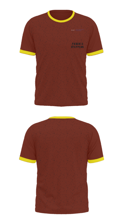 Short Sleeve Performance Shirt, Phoenix Steppers, Cheer, Teamtime, Team time, sublimation, custom sports apparel, team uniforms, spirit wear, spiritwear, sports uniforms, custom shirts, team store, custom team store, fundraiser sports, apparel fundraiser