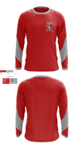 Deerfield High School Cross Country 52839866 Long Sleeve Performance Shirt - 1