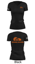 Rising Doors 80958329 Women's Short Sleeve V-neck Shirt - 28
