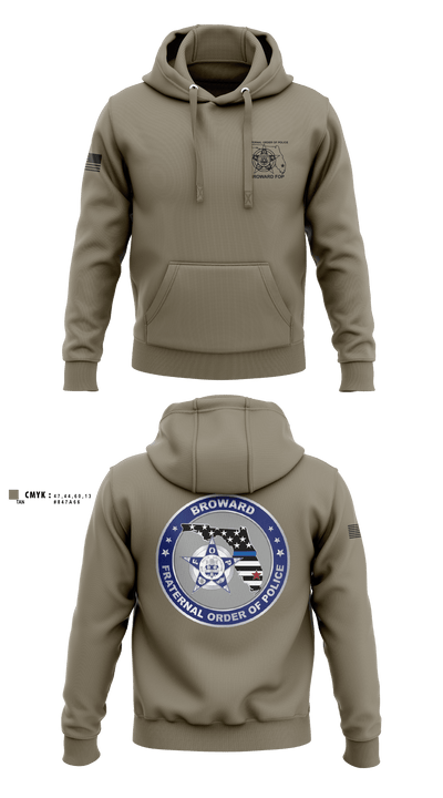 Broward Fraternal Order of Police 91005967 Hoodie - 2