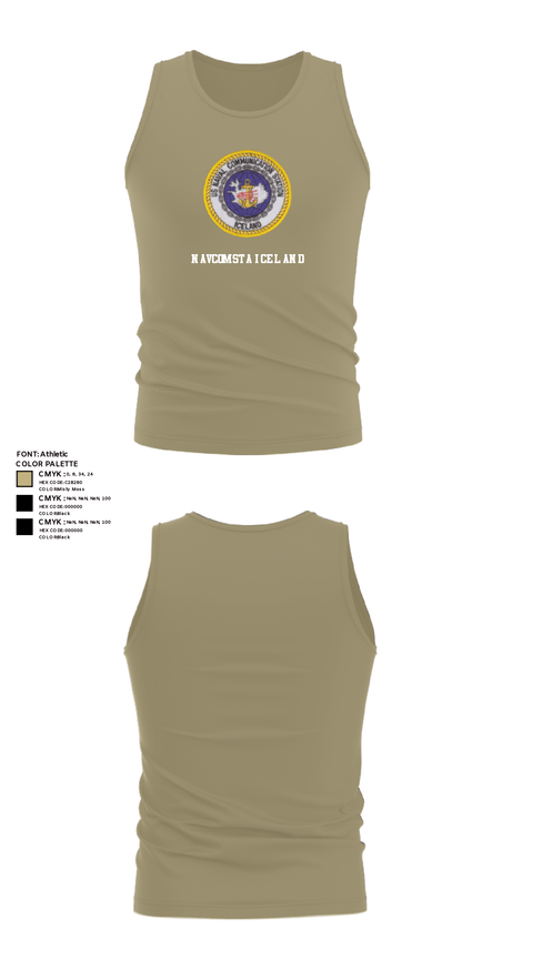 Tank Top, NAVCOMSTA Iceland, , Teamtime, Team time, sublimation, custom sports apparel, team uniforms, spirit wear, spiritwear, sports uniforms, custom shirts, team store, custom team store, fundraiser sports, apparel fundraiser