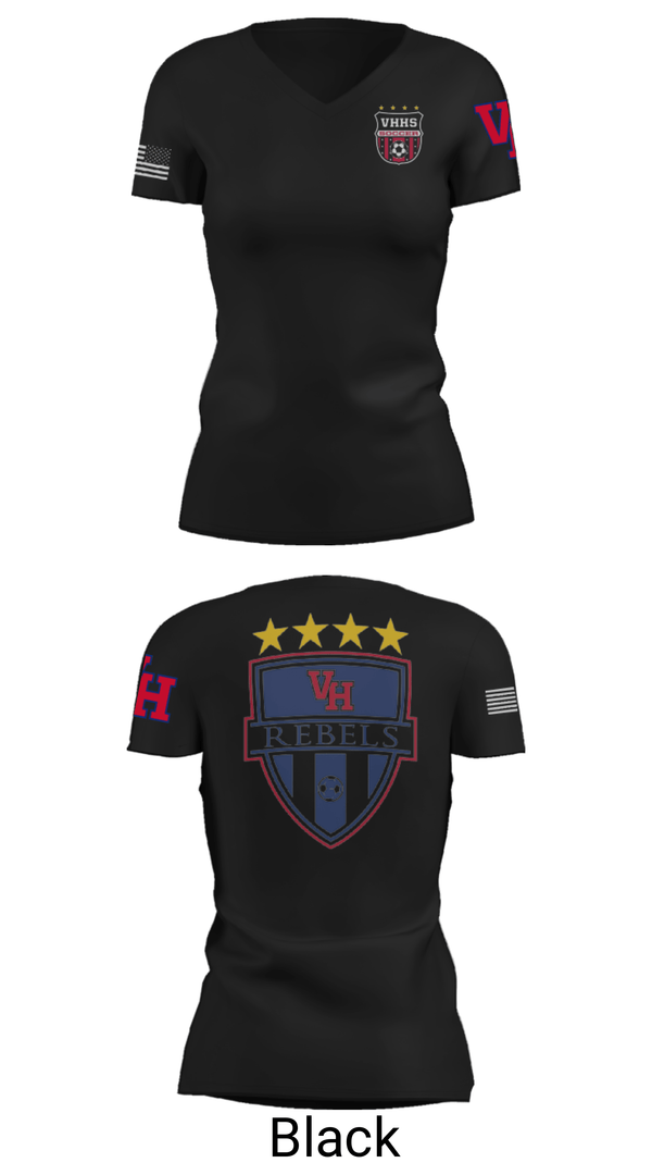 Women's Short Sleeve Vneck Shirt, Vestavia Rebels, Men's Soccer, Teamtime, Team time, sublimation, custom sports apparel, team uniforms, spirit wear, spiritwear, sports uniforms, custom shirts, team store, custom team store, fundraiser sports, apparel fundraiser