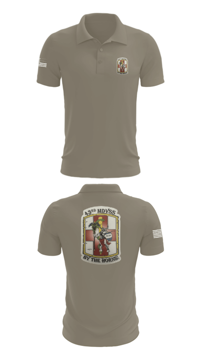 43rd Medical Detachment 2216181 Short Sleeve Performance Polo - 67