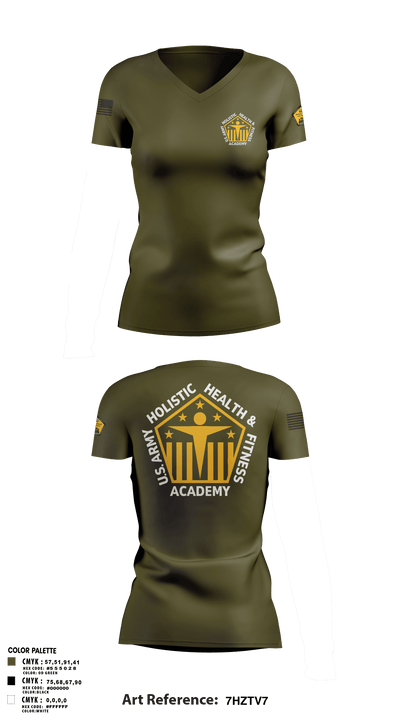 undefined Women's Short Sleeve V-neck Shirt - 1