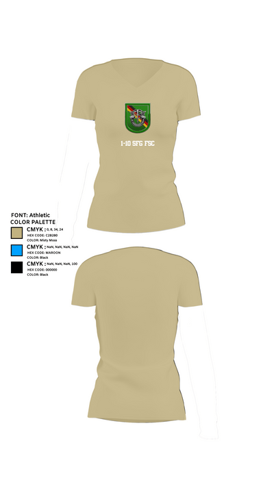 1-10 SFG FSC 9783356 Women's Short Sleeve V-neck Shirt - 84