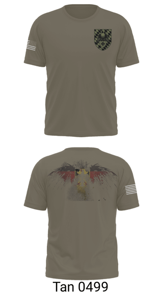 Short Sleeve Performance Shirt, 3./HSchRgt1, Army, Teamtime, Team time, sublimation, custom sports apparel, team uniforms, spirit wear, spiritwear, sports uniforms, custom shirts, team store, custom team store, fundraiser sports, apparel fundraiser