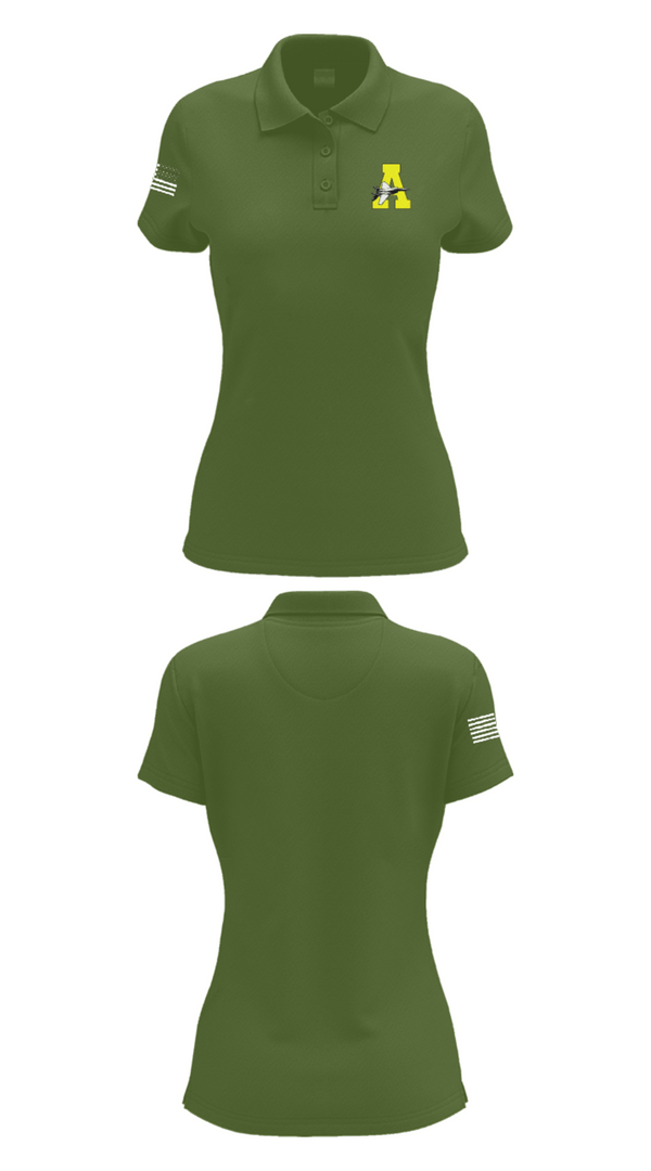 Womens Short Sleeve Performance Polo, Airport High School Cheer, Cheer, Teamtime, Team time, sublimation, custom sports apparel, team uniforms, spirit wear, spiritwear, sports uniforms, custom shirts, team store, custom team store, fundraiser sports, apparel fundraiser