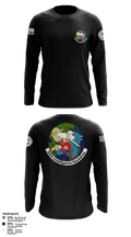 20th Intelligence Squadron 35709340 Long Sleeve Performance Polo - 3