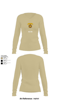 611th 22611110 Women's Long Sleeve V-neck Shirt - 82