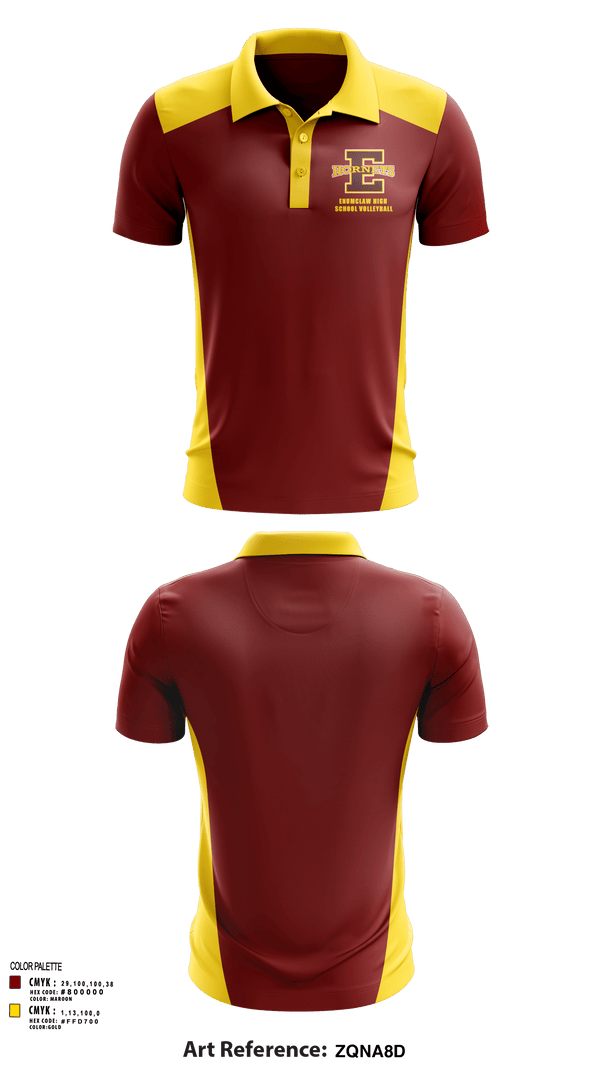 Short Sleeve Performance Polo, Enumclaw High School Volleyball, Women's Volleyball, Teamtime, Team time, sublimation, custom sports apparel, team uniforms, spirit wear, spiritwear, sports uniforms, custom shirts, team store, custom team store, fundraiser sports, apparel fundraiser