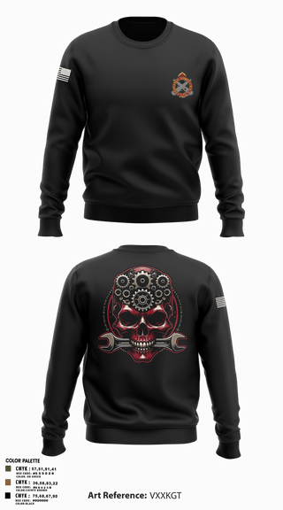 Crew Neck Sweatshirt, 531st Hospital Center, Army, Teamtime, Team time, sublimation, custom sports apparel, team uniforms, spirit wear, spiritwear, sports uniforms, custom shirts, team store, custom team store, fundraiser sports, apparel fundraiser